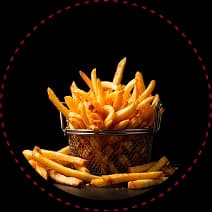 Truffle fries with Lion’s Mane and Heat N Honey.