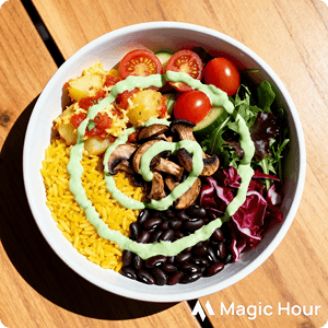Truffle fries with Lion’s Mane and Heat N Honey.