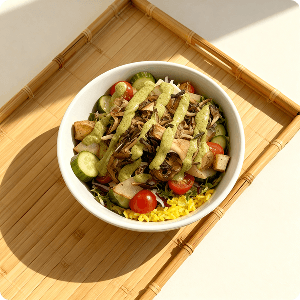 Truffle fries with Lion’s Mane and Heat N Honey.