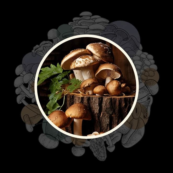 Mushroom-based real food presentation